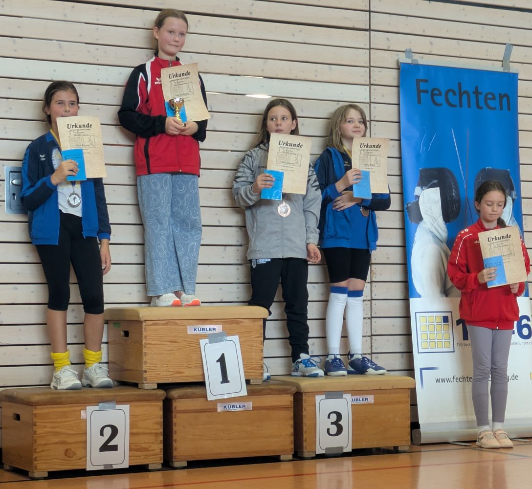 Siegerehrung Damen U11